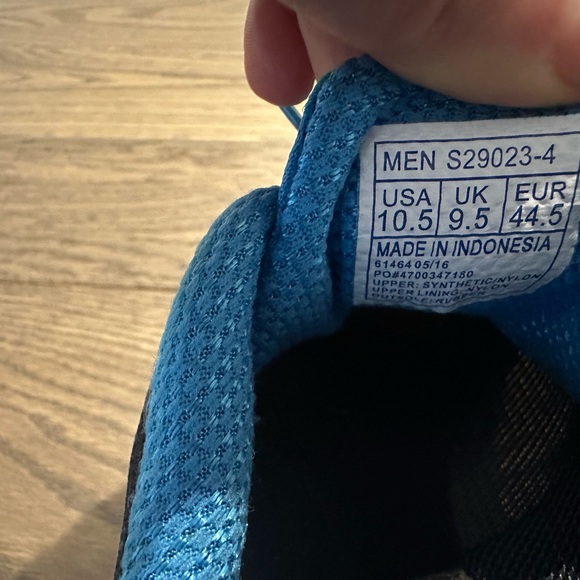 Saucony Kilkenny XC Track Running Shoes Mens Size 10.5 Black Blue Canvas Spikes - Picture 8 of 9